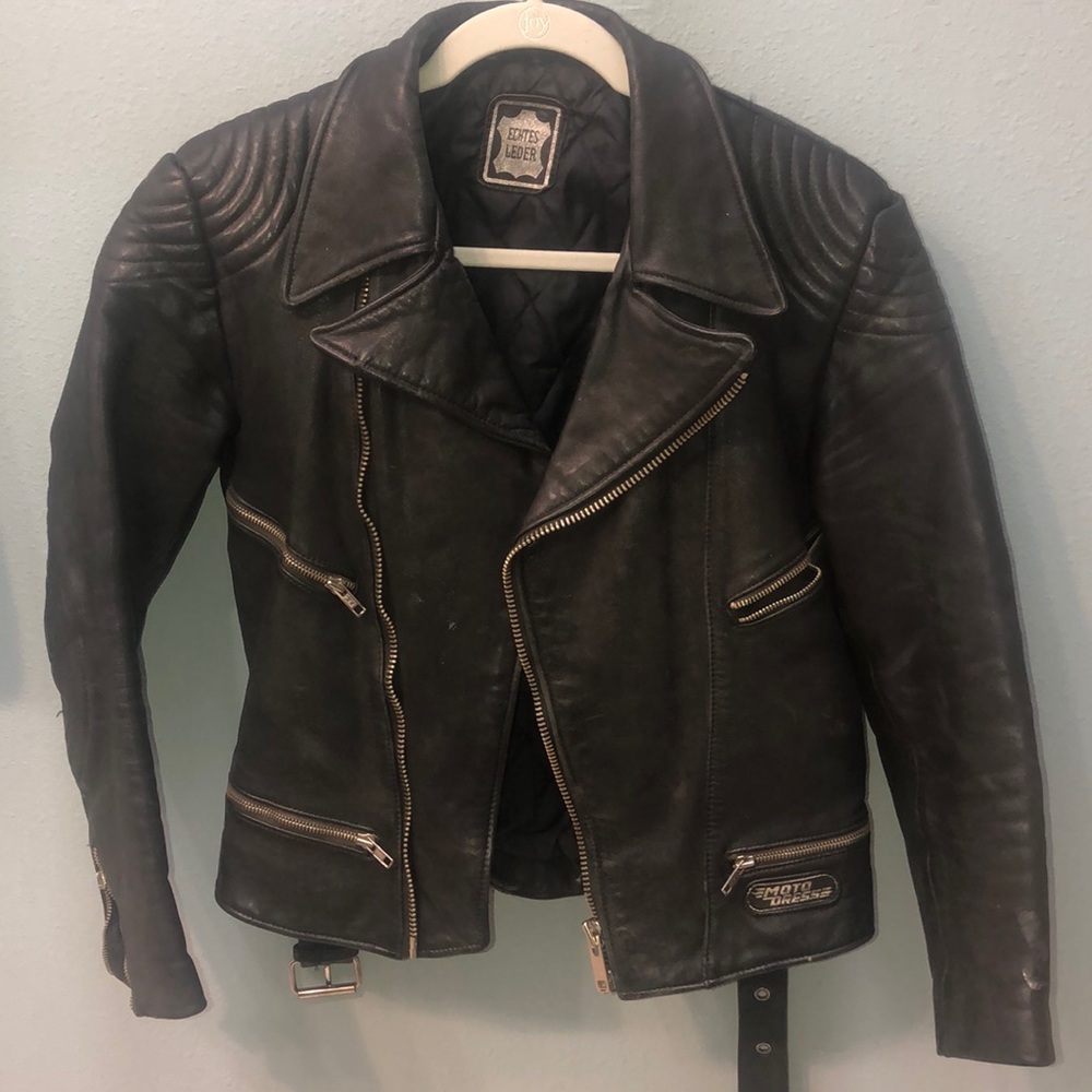 Vintage authentic leather jacket